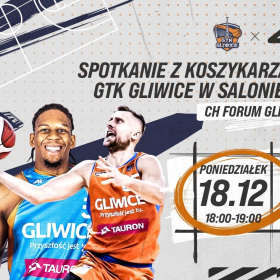 Świąteczne spotkanie dla kibiców z koszykarzami TAURON GTK Gliwice w sklepie 4F