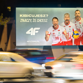 KIBICUJESZ? „ZNACZY, ŻE CHCESZ” – 4F WSPIERA POLSKICH SIATKARZY